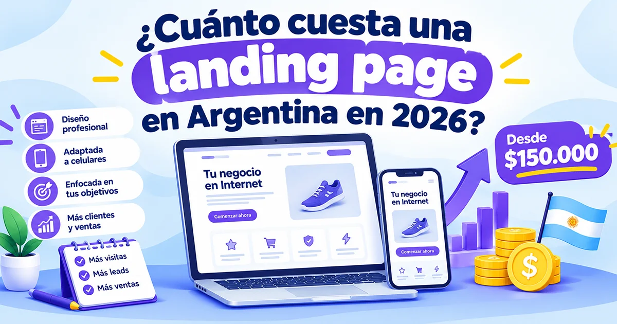 Cuánto cuesta una landing page en Argentina en 2026 guía de precios