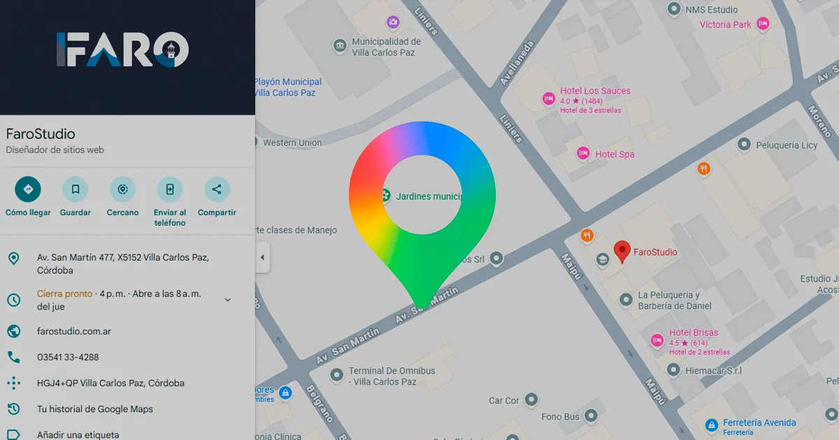 Paso a paso para aparecer en Google maps