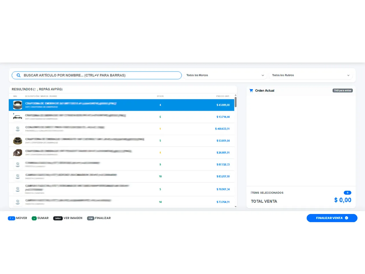 Sistema Integral - Terminal de ventas creado por FaroStudio